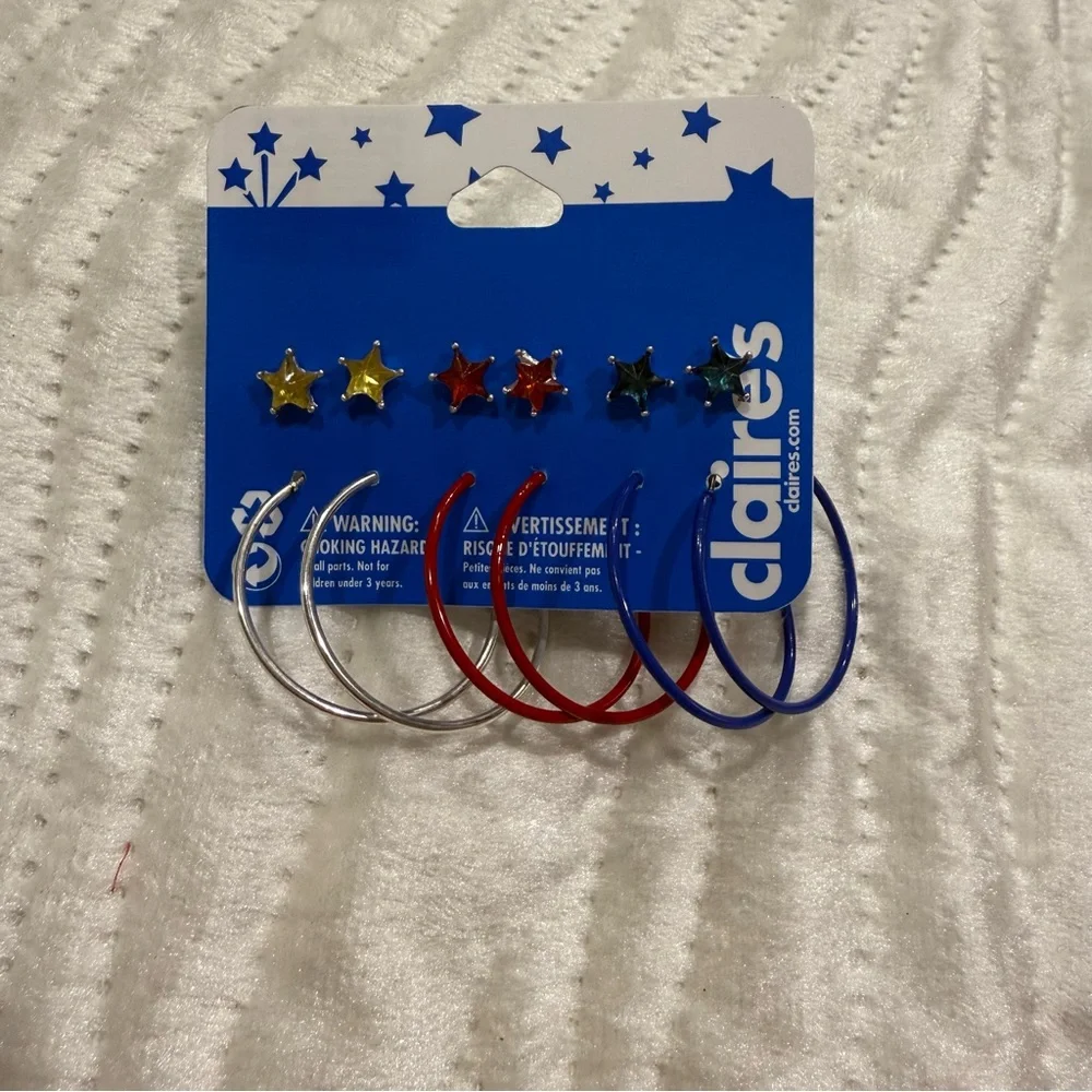 10 for $10 Claire's Silver and Red Jewelry Set